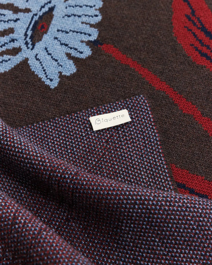Biquette Throw Blanket Flora Vision