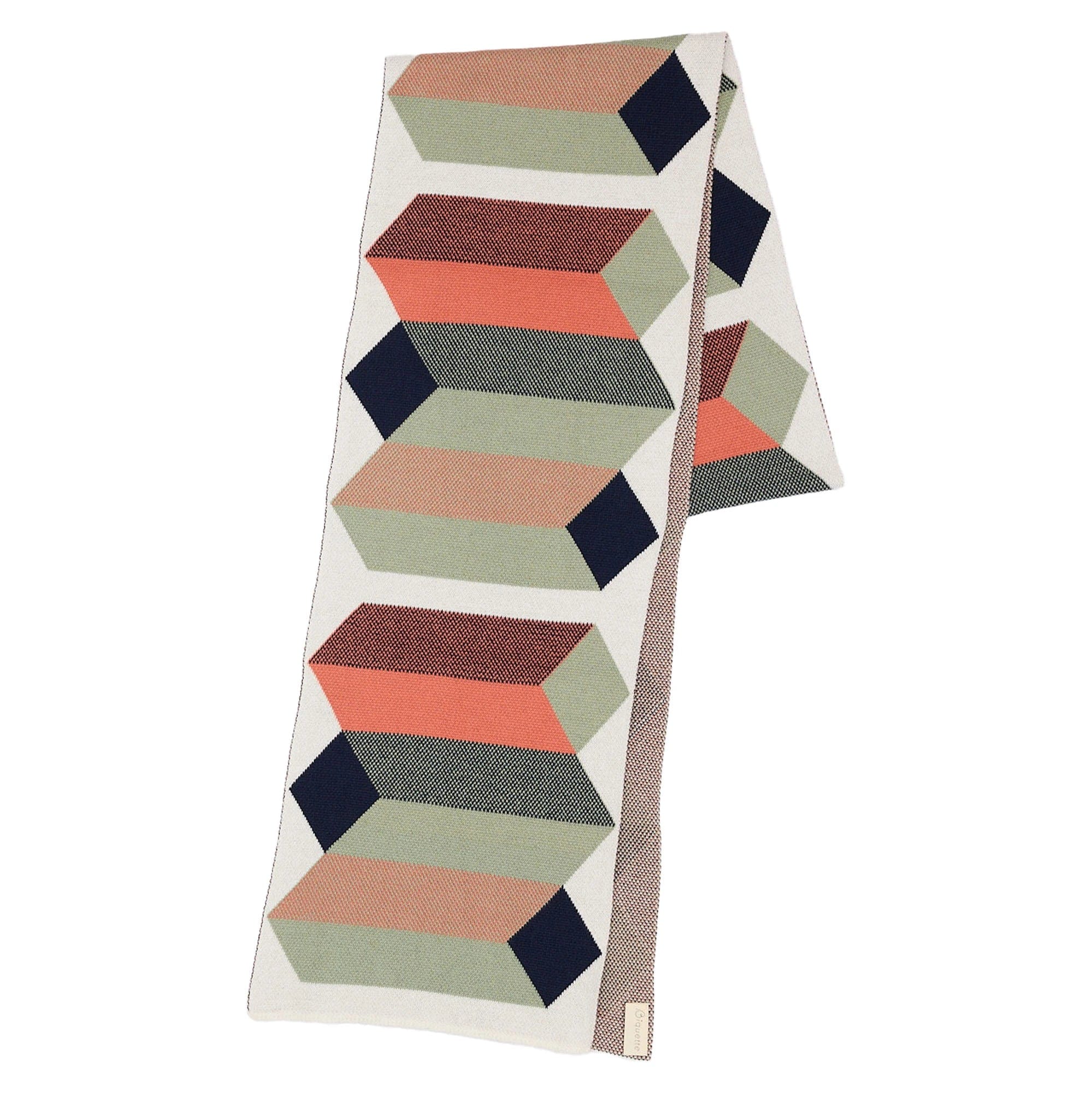 Biquette Adult Scarf Winter in Egyptian Cotton Outside In Scarf