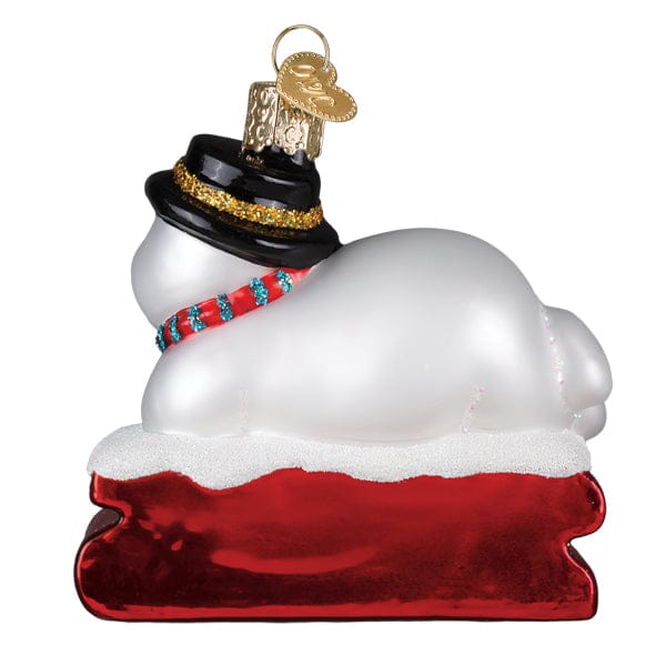 Old World Christmas 3.5 X 3.25 X 1.75 / 24239 2025 Snowman Ornament