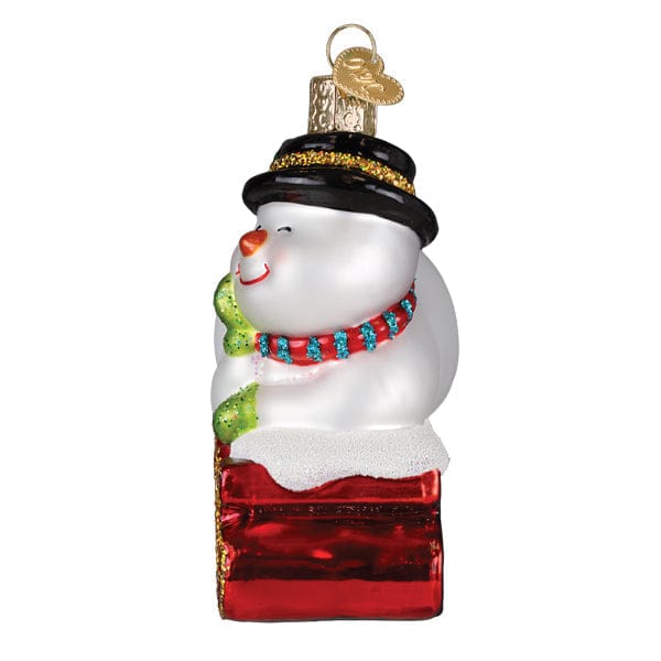 Old World Christmas 3.5 X 3.25 X 1.75 / 24239 2025 Snowman Ornament