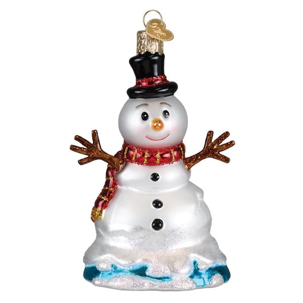 Old World Christmas 4.25 X 2.75 X 2.25 / 24241 Mr. Melting Snowman Ornament