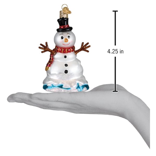 Old World Christmas 4.25 X 2.75 X 2.25 / 24241 Mr. Melting Snowman Ornament
