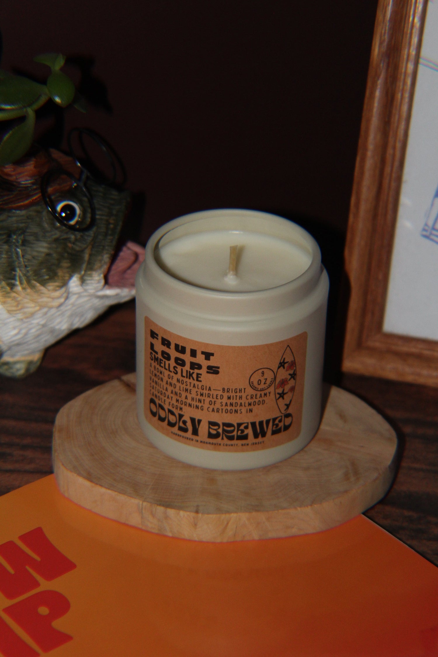 Oddly Brewed Soy candle Fruit Loops Soy Candle Tins