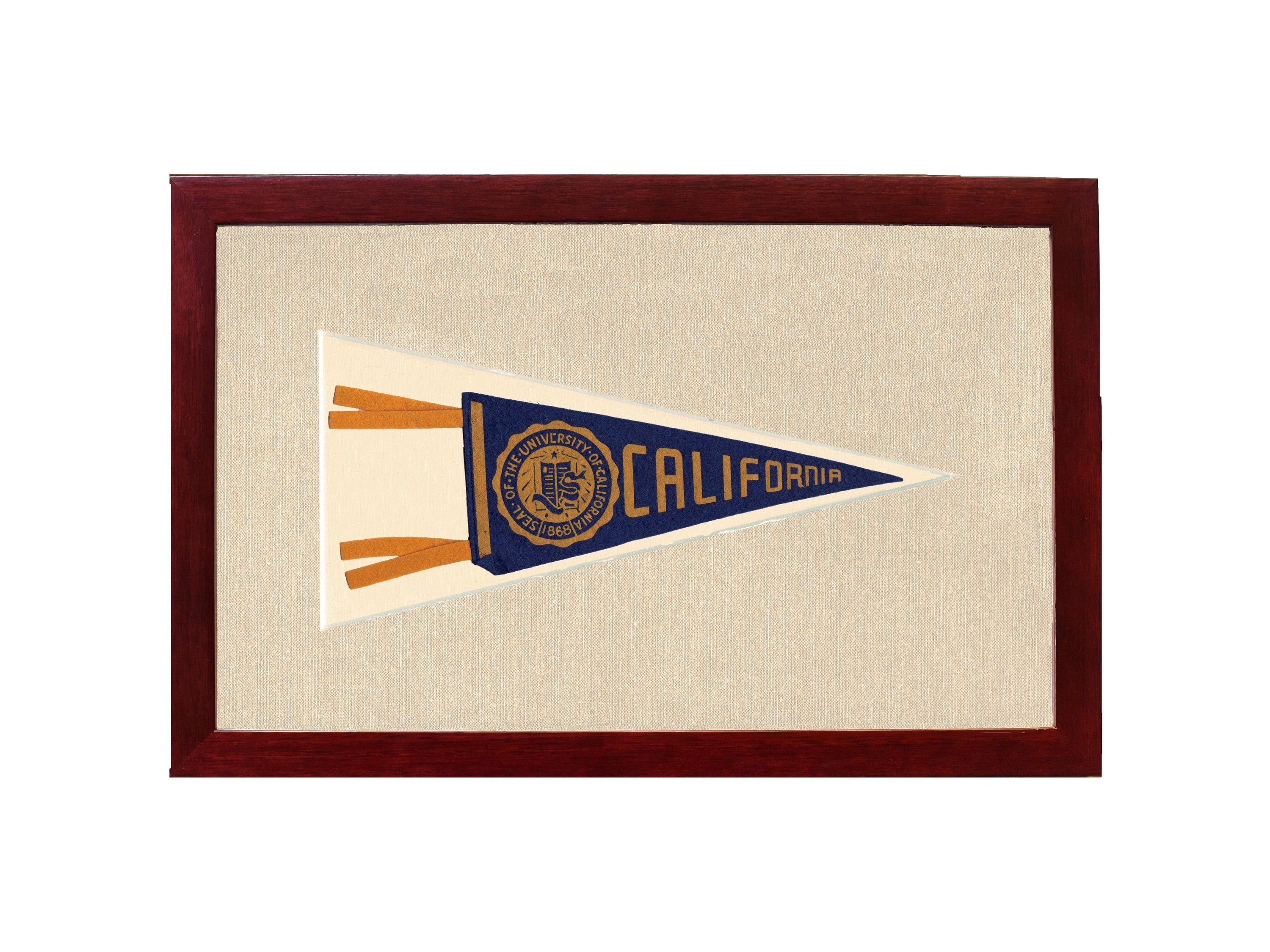 Americana Memories Vintage Pennants and Memorabilia Vintage University of California Pennant