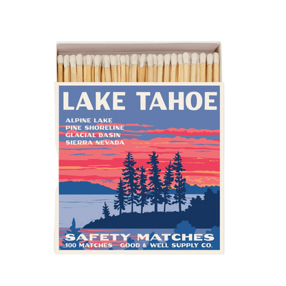 Good &amp; Well Supply Co. Lake Tahoe Vintage National Park Cabin Matches