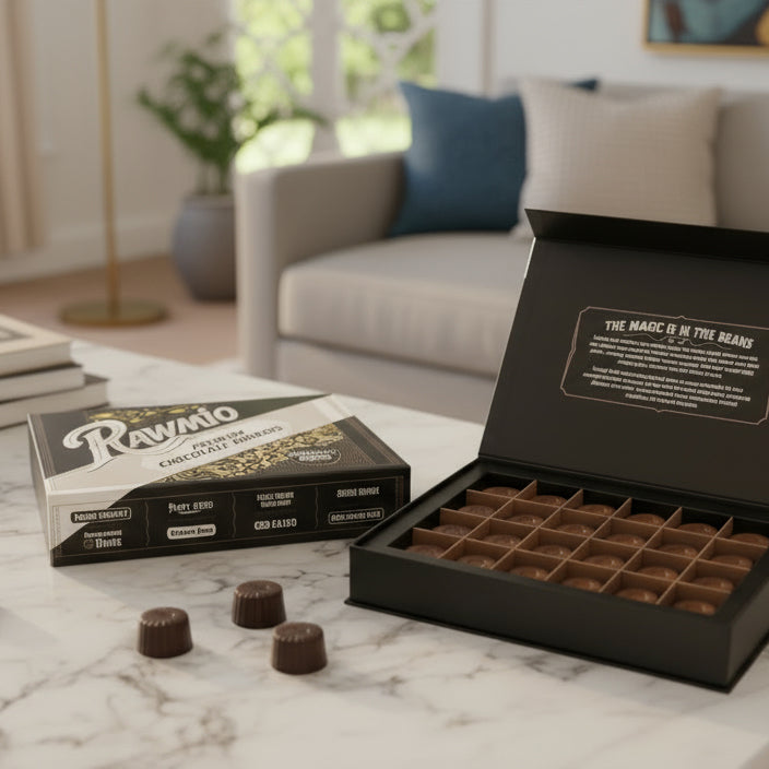 Rawmio Coconut Milk Chocolate Bonbons, 24ea