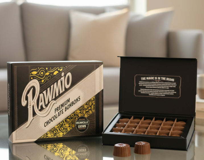 Rawmio Coconut Milk Chocolate Bonbons, 24ea