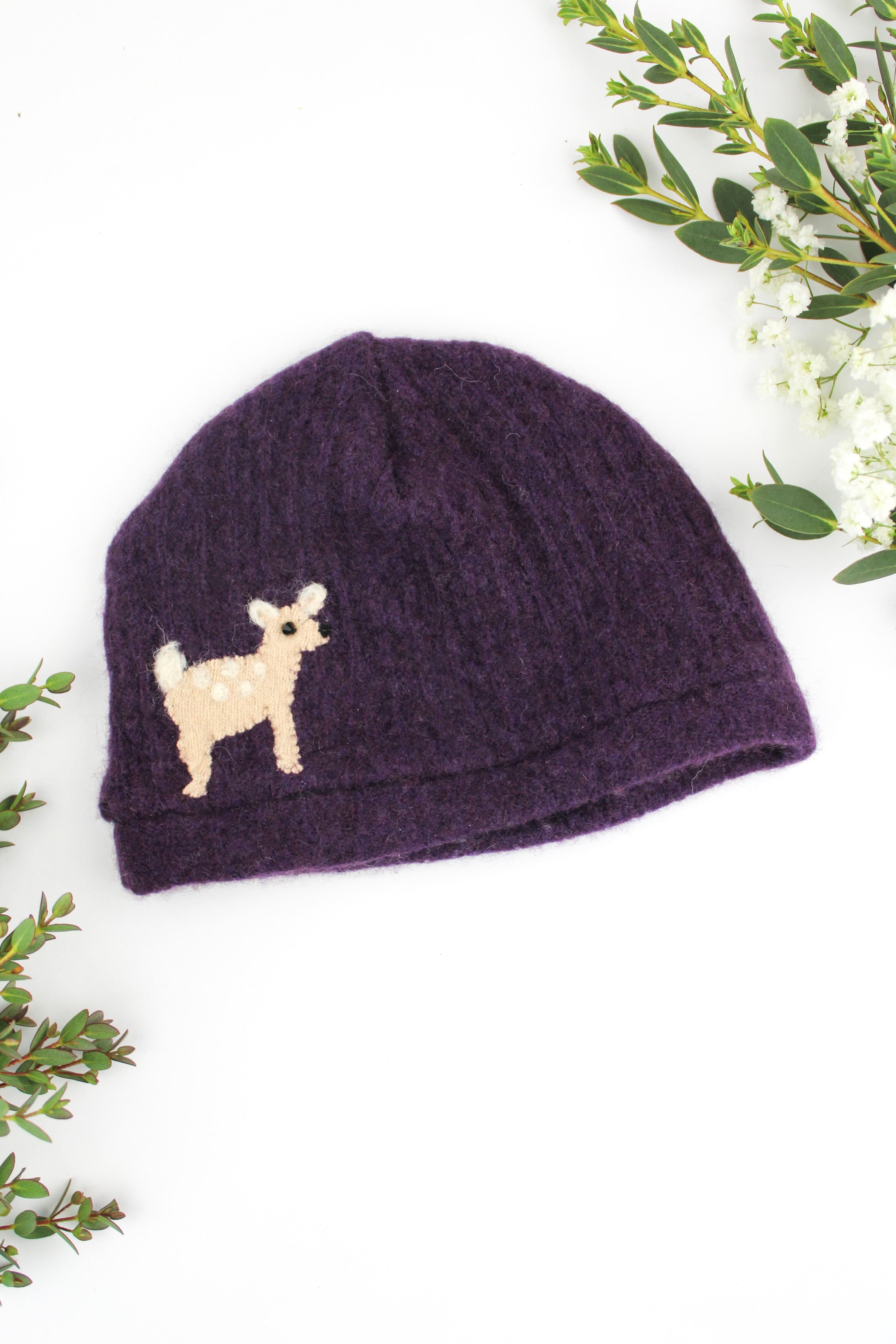 Ash &amp; Rose hat Fawn Cashmere Hat - Baby