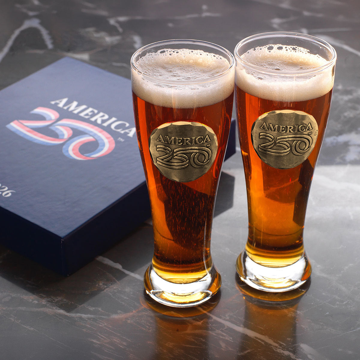 America250 2-Piece Pilsner Commemorative Gift Set (Bronze)