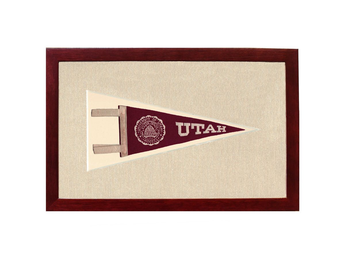 Vintage University of Utah Pennant