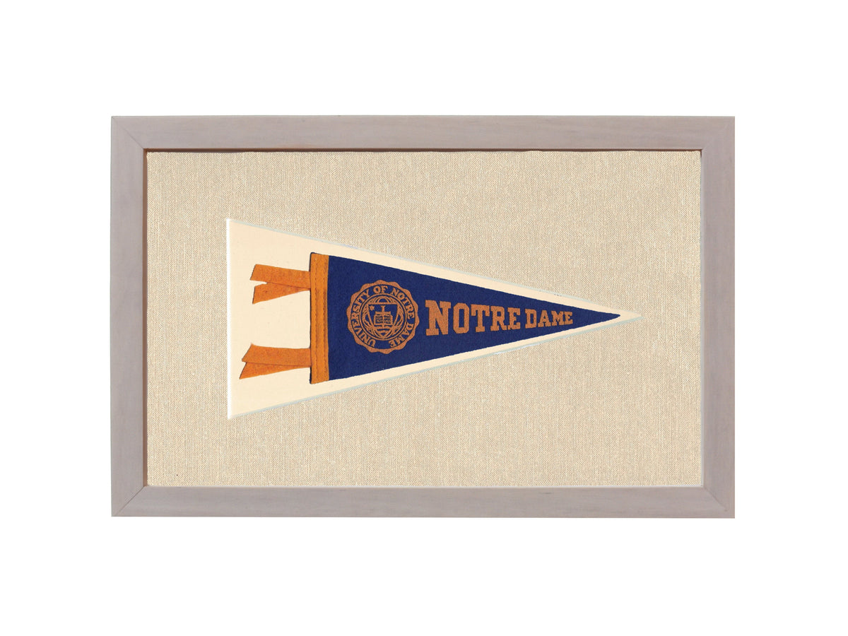 Vintage Notre Dame Pennant