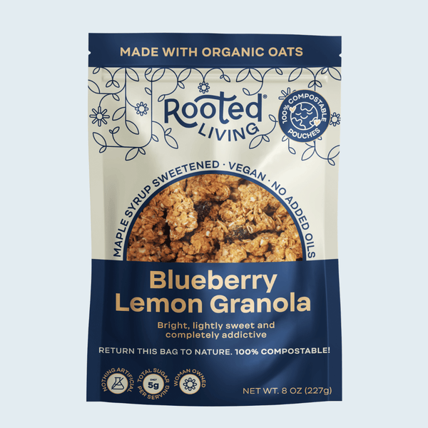 Rooted Living Granola Blueberry Lemon Granola