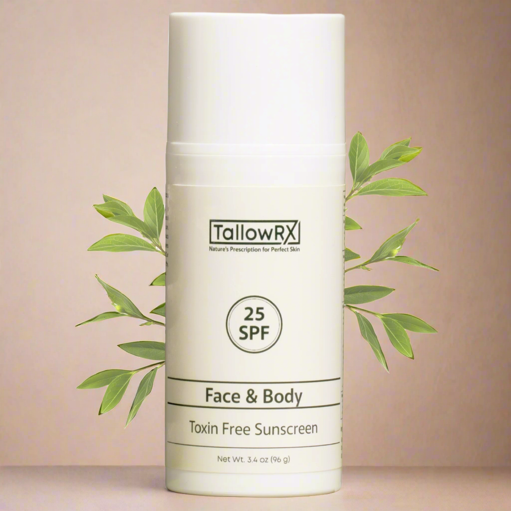 Tallow Mineral Sunscreen - 25 SPF - My American Goods