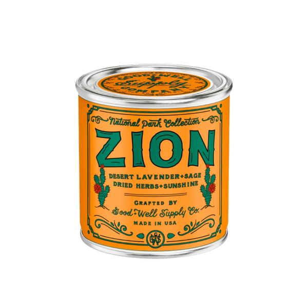 Good & Well Supply Co Candles Zion National Park Candle