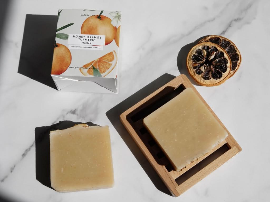 Honey Orange Turmeric Soap 2pk - My American Goods