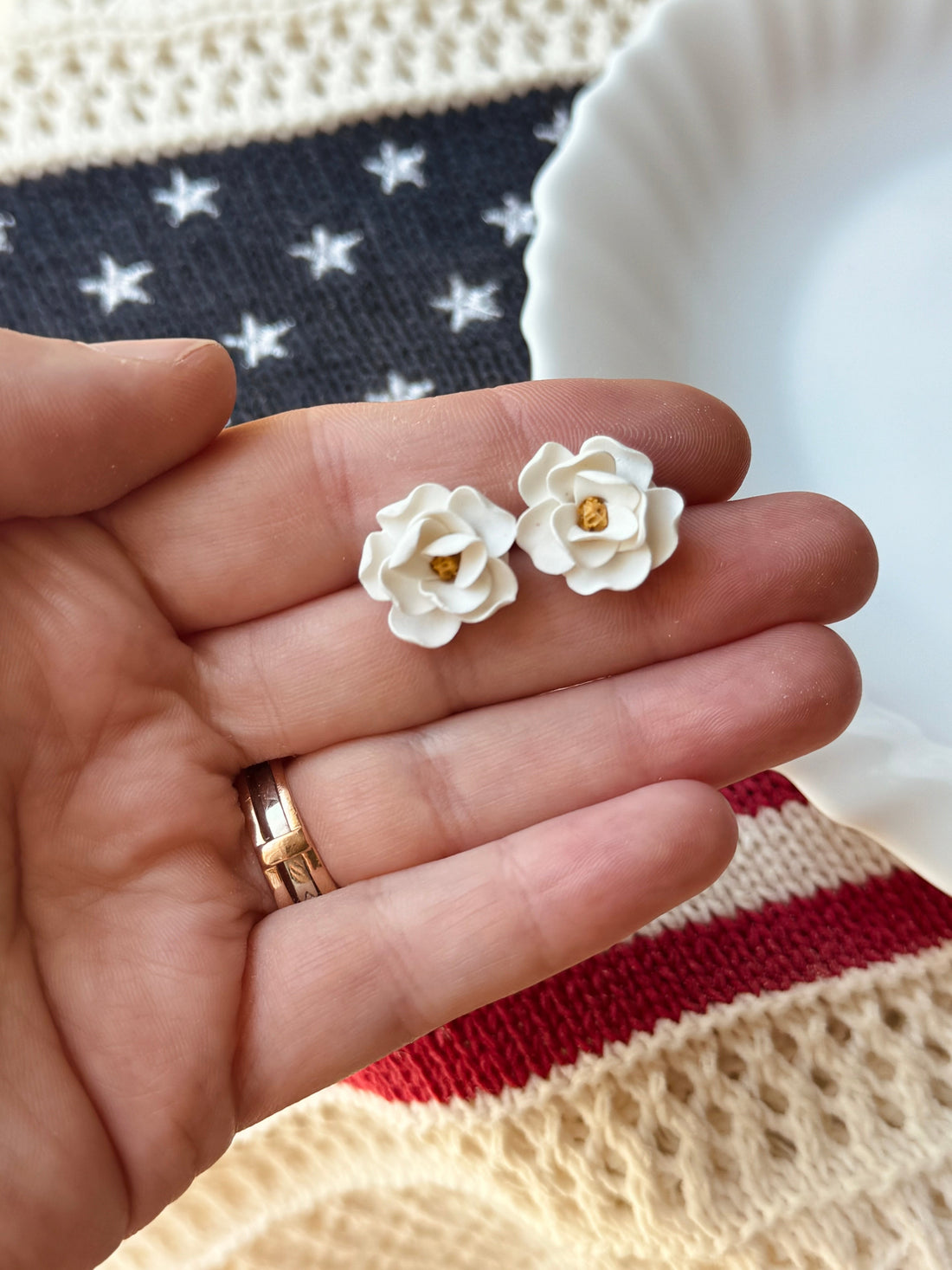 Gardenia Studs