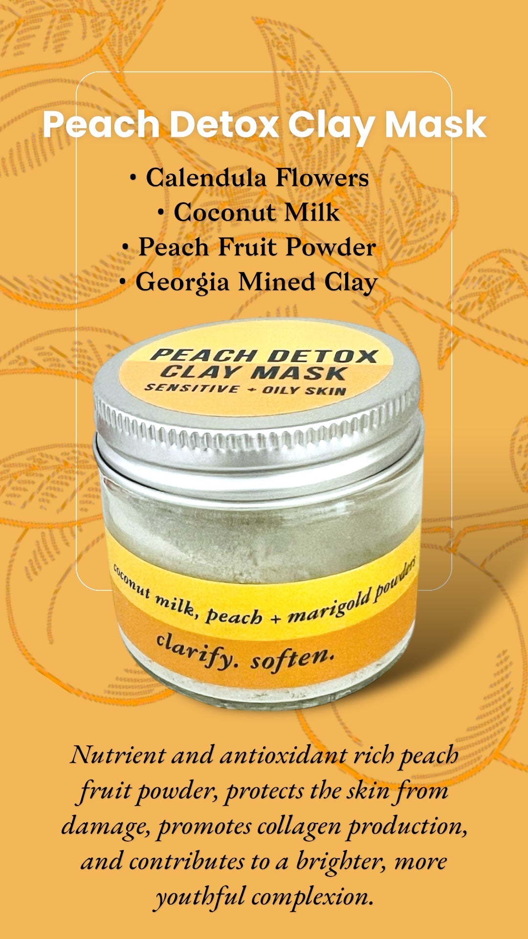 Peach Detox Clay Mask