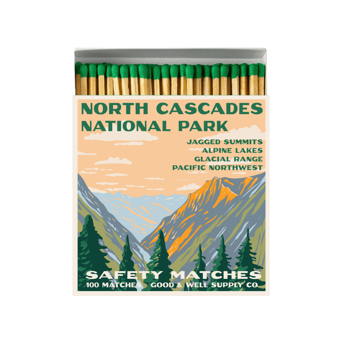 Good &amp; Well Supply Co. North Cascades Vintage National Park Cabin Matches