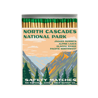 Good &amp; Well Supply Co. North Cascades Vintage National Park Cabin Matches