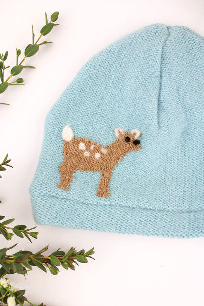 Fawn Cashmere Hat - Baby - My American Goods