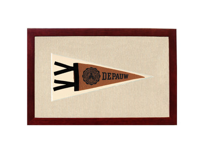 Vintage Depauw University Pennant