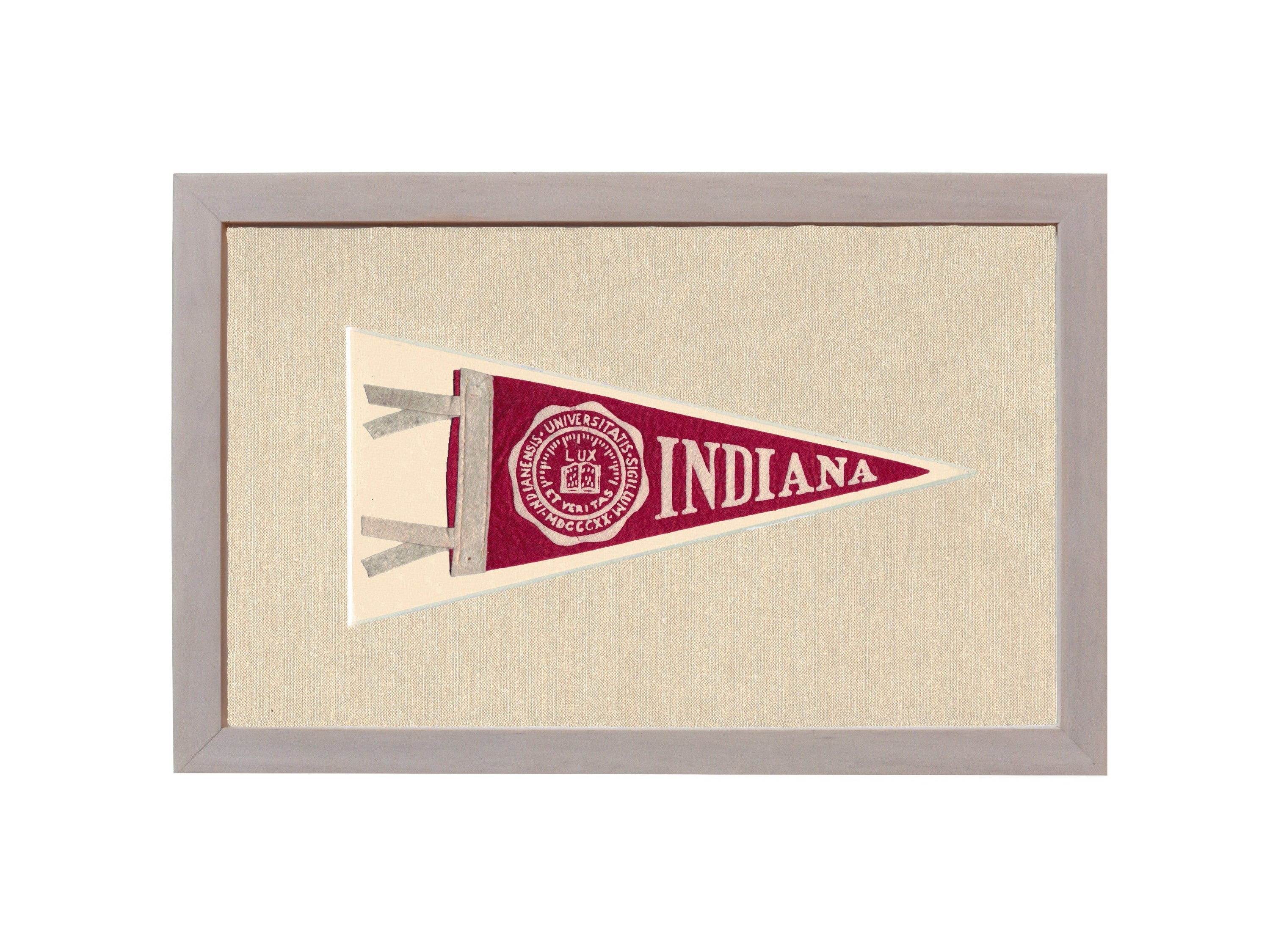Americana Memories Vintage Pennants and Memorabilia Vintage University of Indiana Pennant