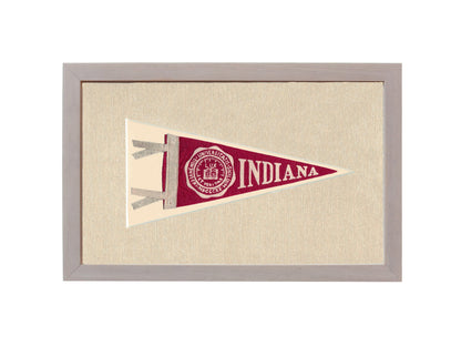 Americana Memories Vintage Pennants and Memorabilia Vintage University of Indiana Pennant