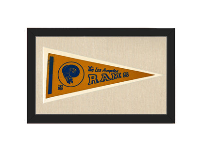 Americana Memories Vintage Pennants and Memorabilia Vintage Los Angeles Rams Pennant