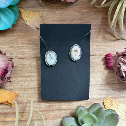 Dry Creek Turquoise Stud Earrings by Jason Ogg