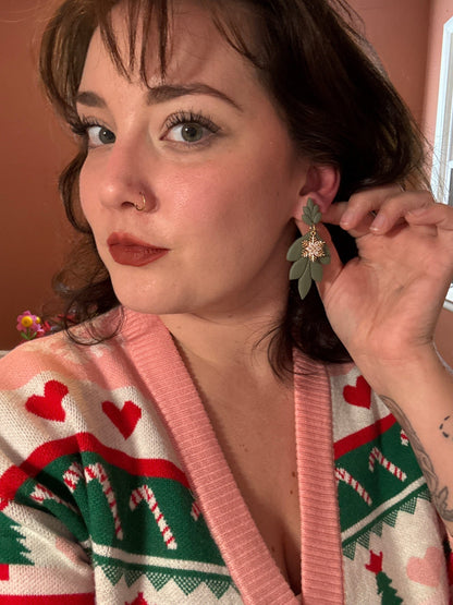 Adele, in Christmas Green