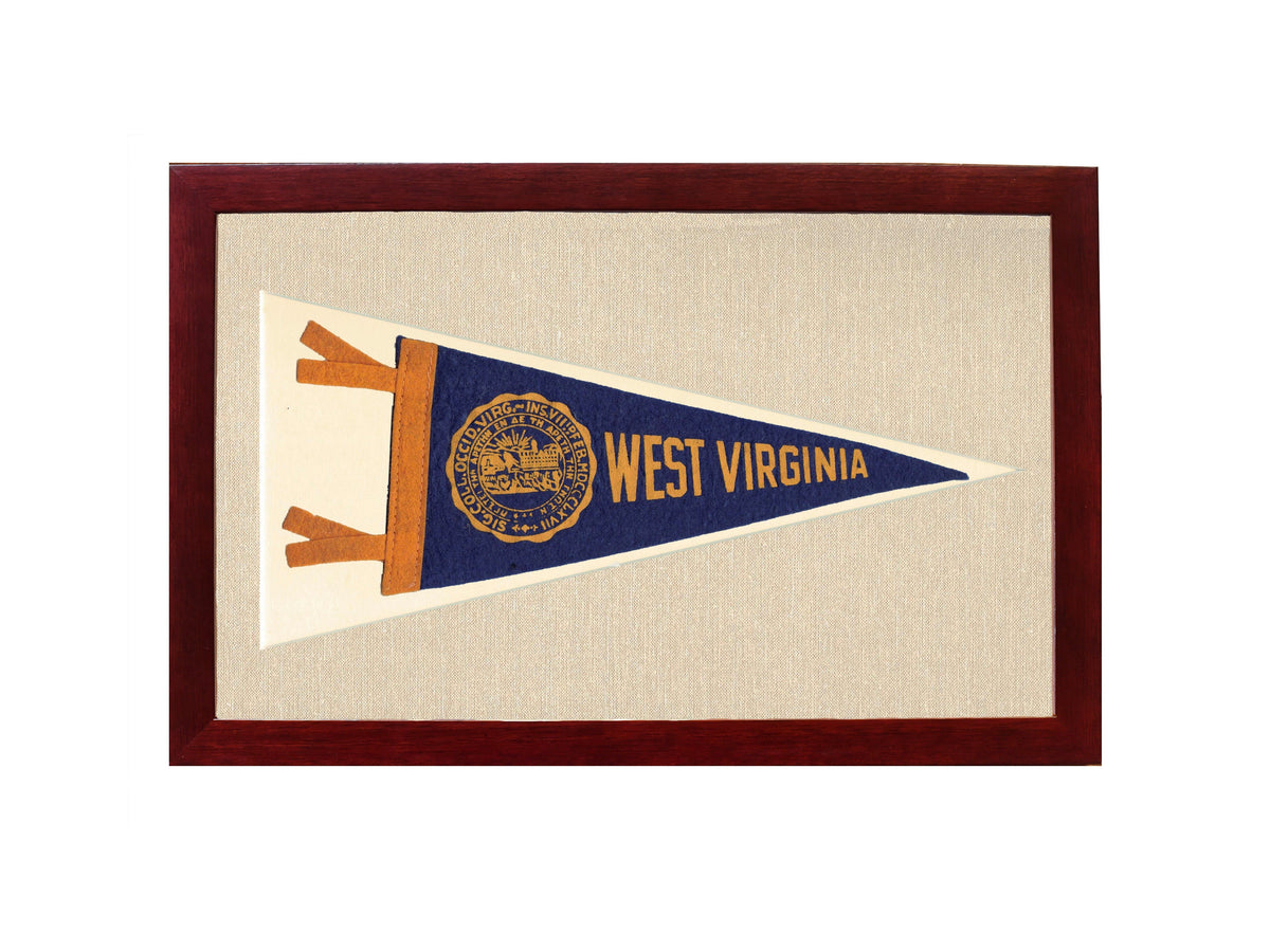 Vintage West Virginia University Pennant