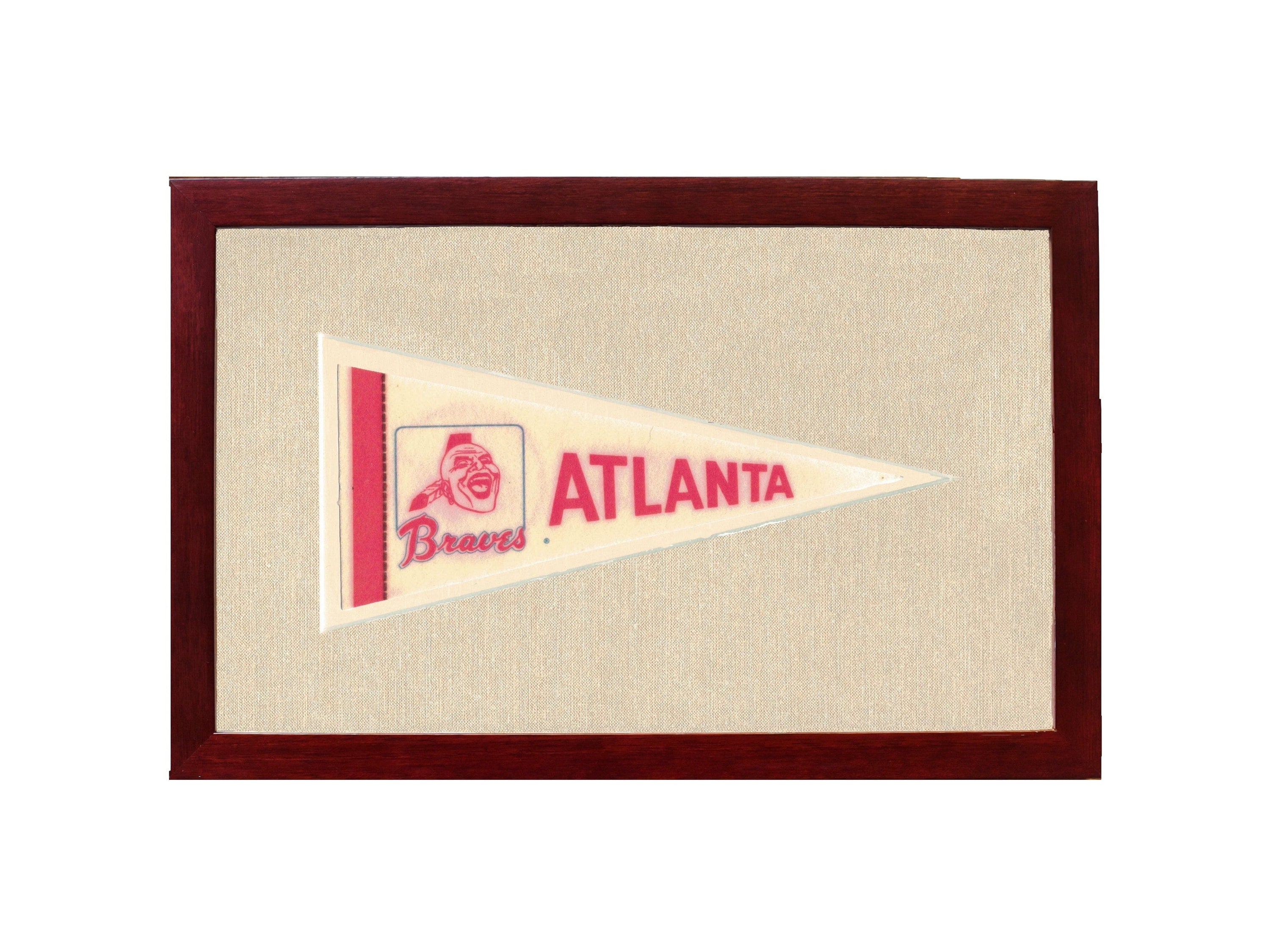 Americana Memories Vintage Pennants and Memorabilia Vintage Atlanta Braves Pennant