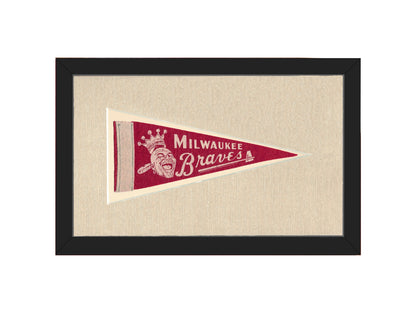 Vintage Milwaukee Braves Pennant