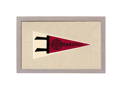 Vintage Mansfield State College Pennant