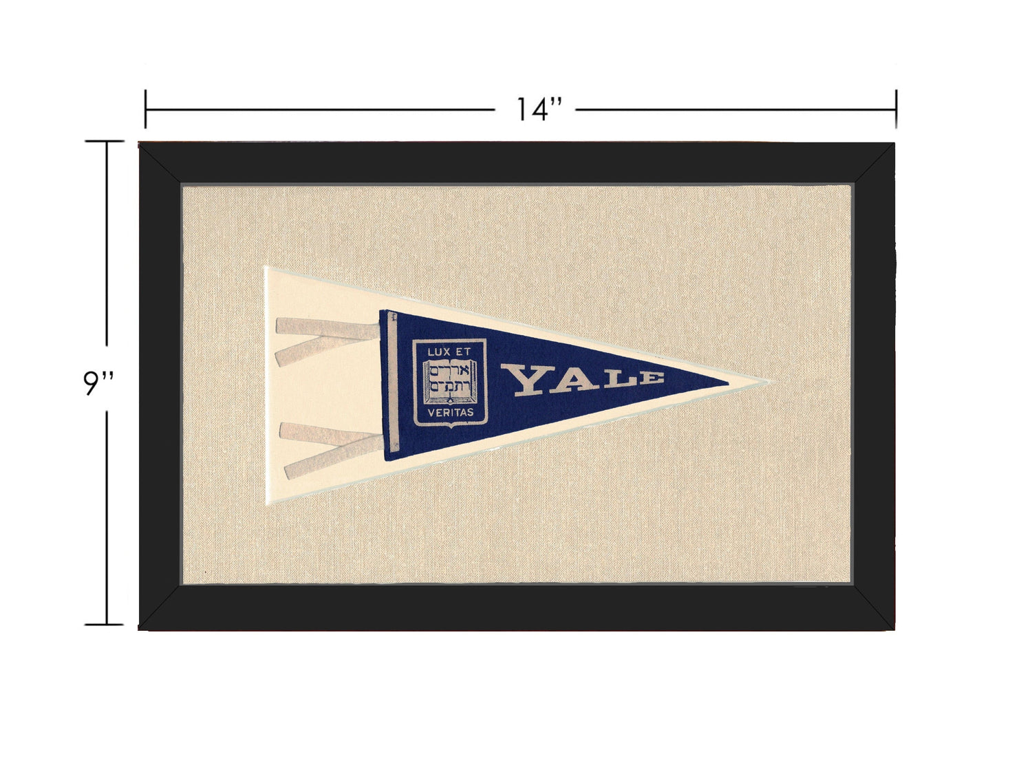 Americana Memories Vintage Pennants and Memorabilia Vintage Yale University Pennant