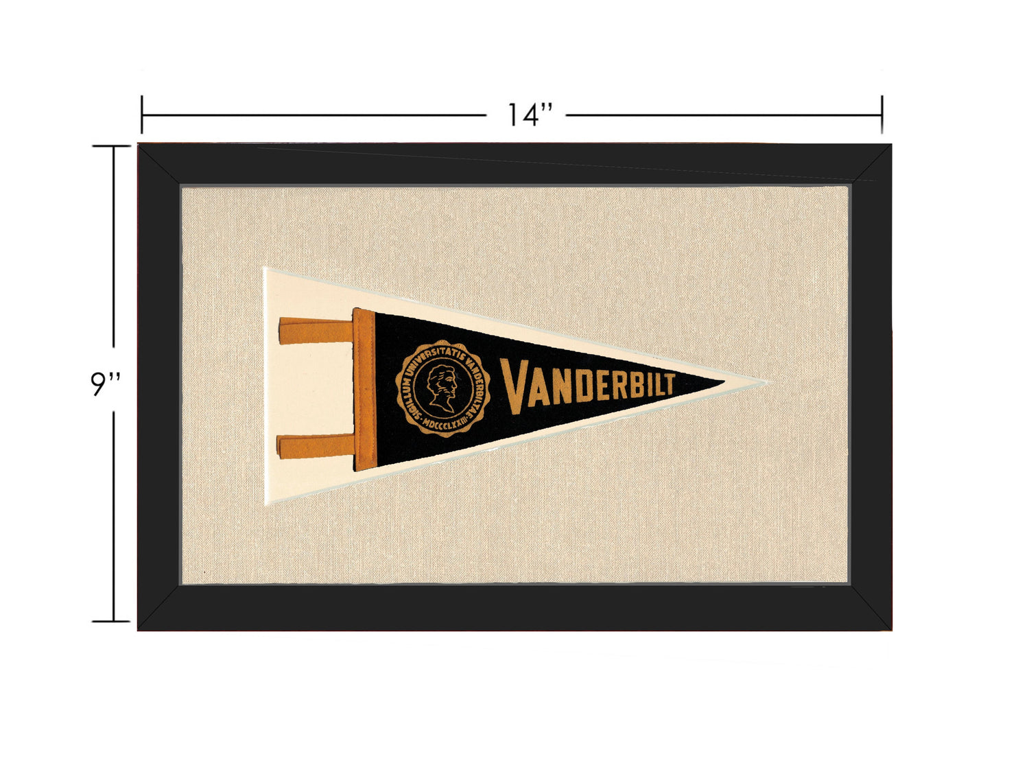 Vintage Vanderbilt University Pennant