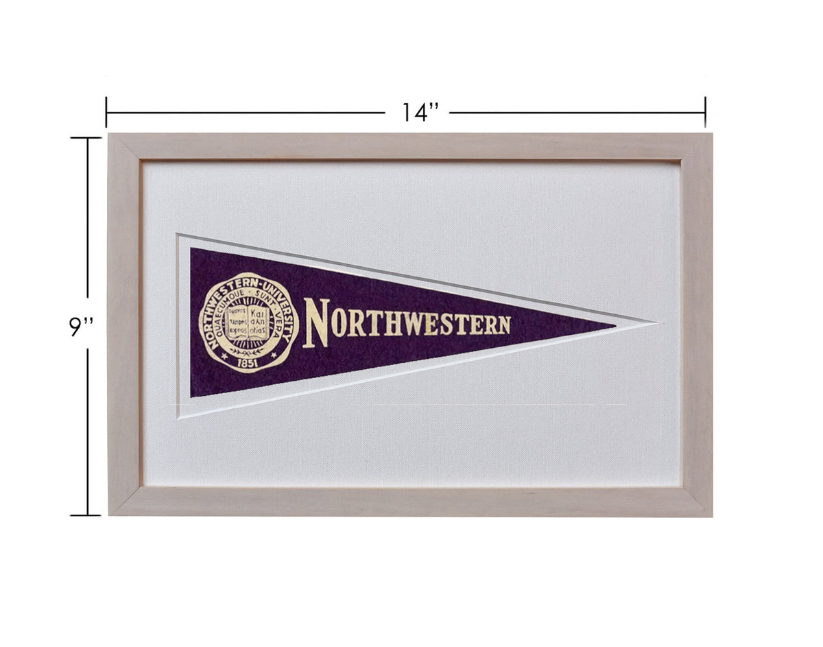 Vintage Northwestern University Hormel Pennant