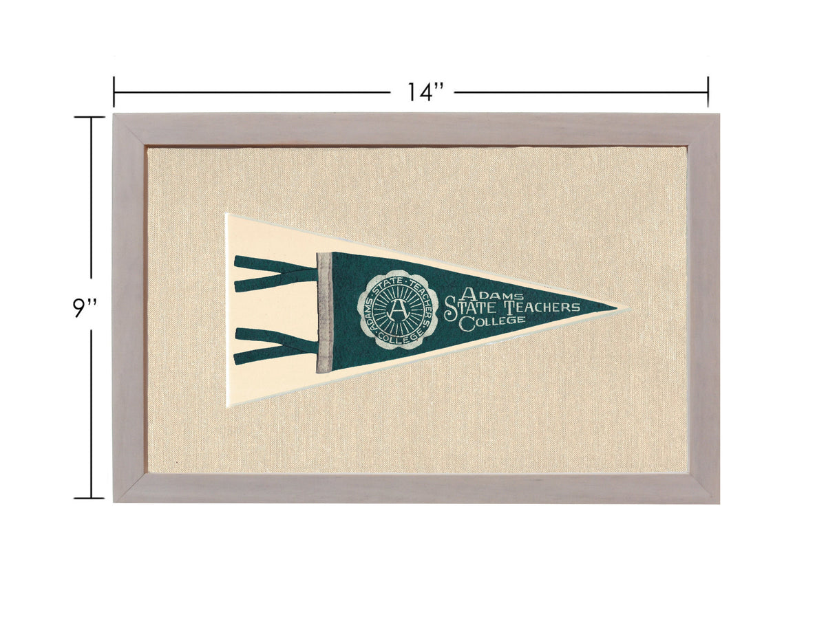 Vintage Adams State Teachers College Pennant