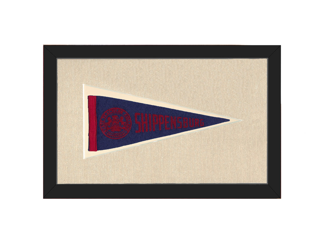 Vintage Shippensburg College Pennant