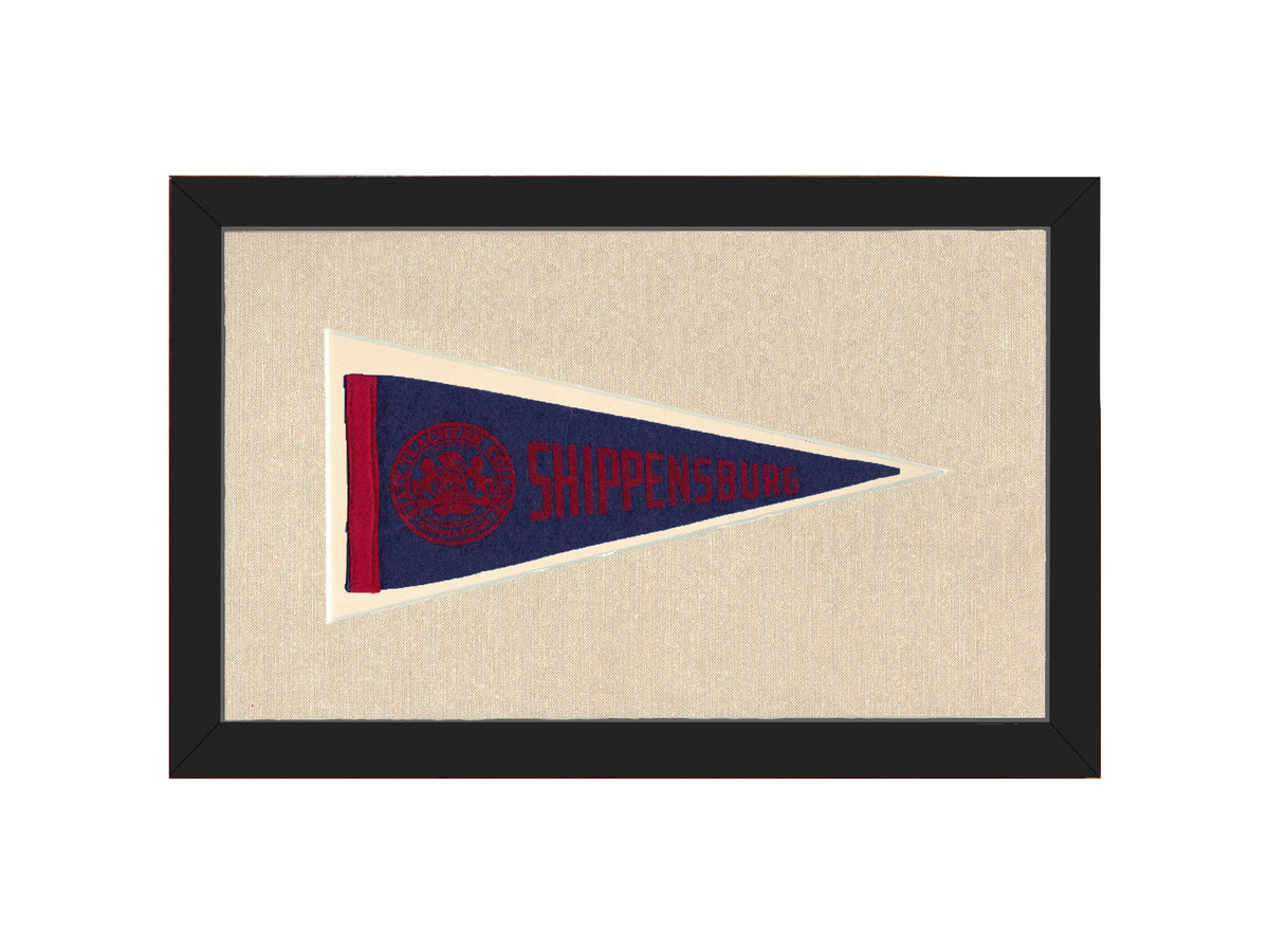 Vintage Shippensburg College Pennant