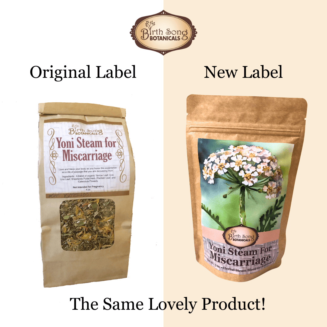 Birth Song Botanicals Co. Yoni steam Yoni Steam Herbs for Miscarriage Recovery