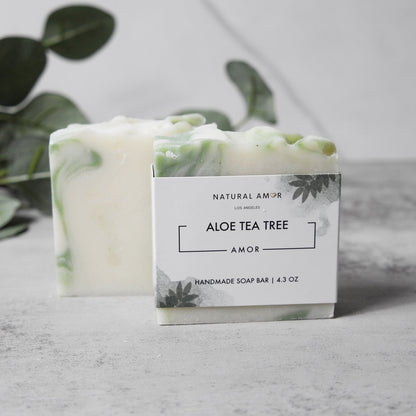 Aloe Tea Tree Soap Bar - My American Goods
