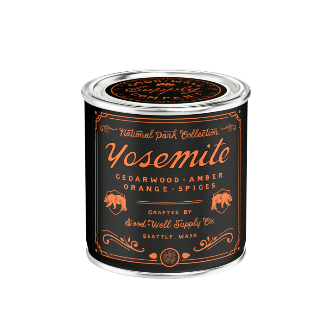 Good &amp; Well Supply Co Candles Yosemite National Park Candle