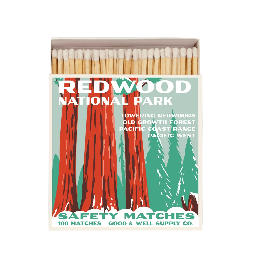Good &amp; Well Supply Co. Redwood Vintage National Park Cabin Matches