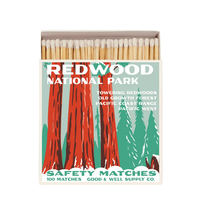 Good &amp; Well Supply Co. Redwood Vintage National Park Cabin Matches