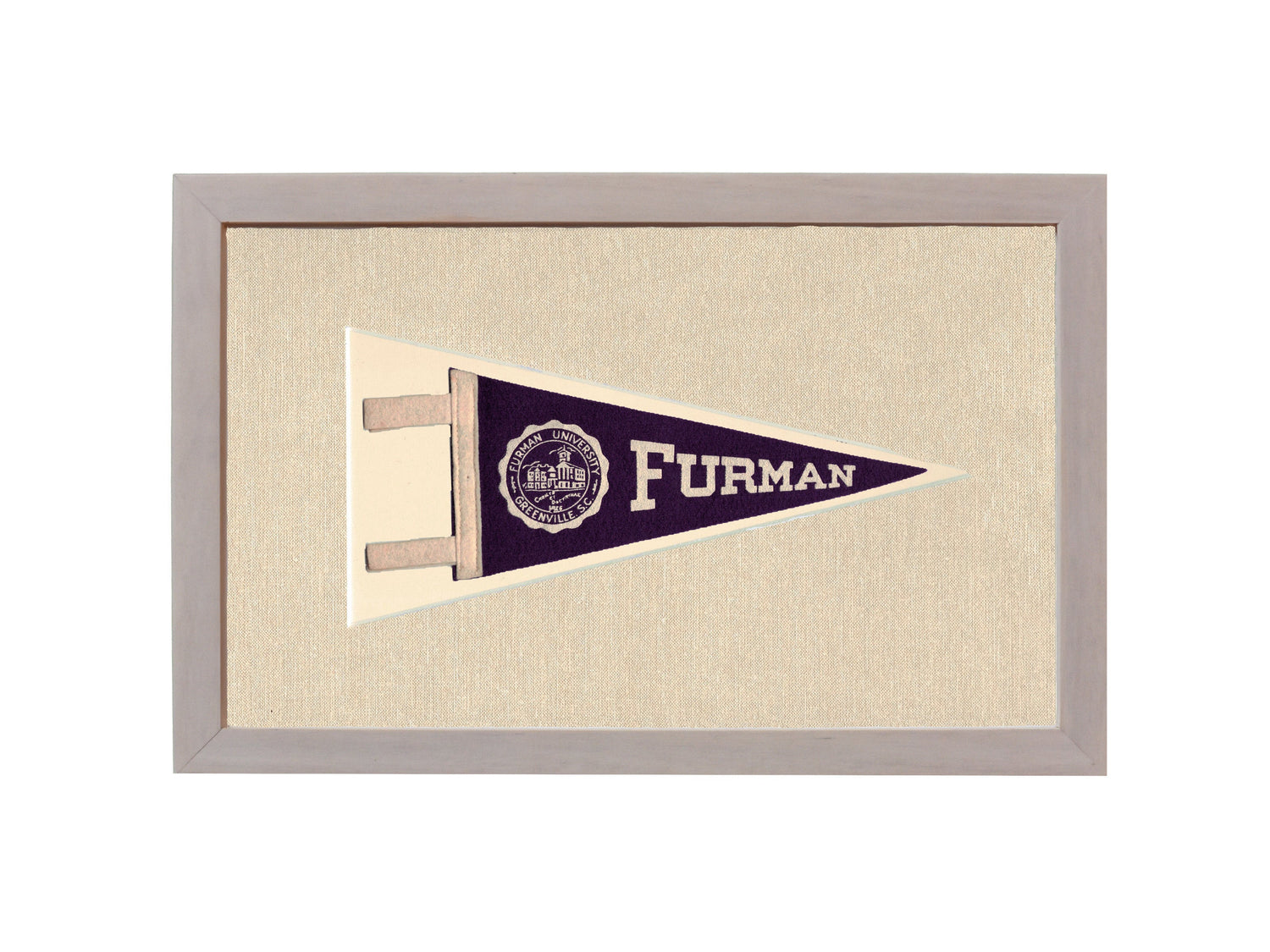 Vintage Furman University Pennant