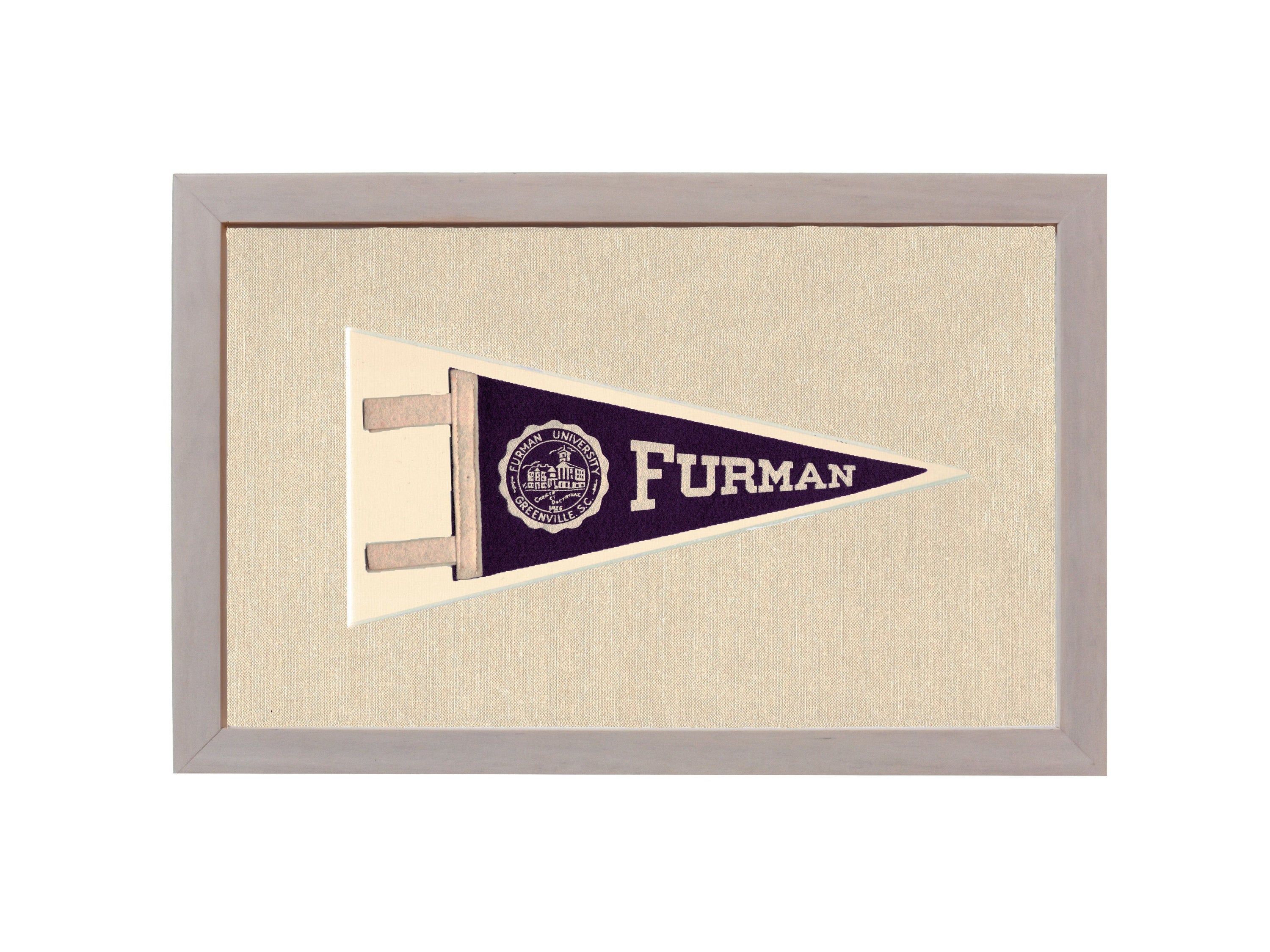 Vintage Furman University Pennant