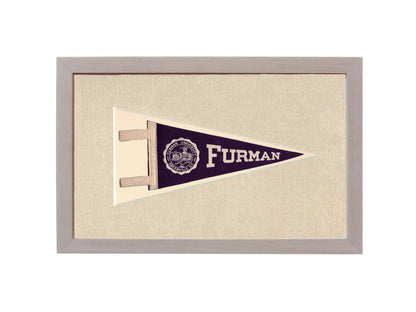 Vintage Furman University Pennant