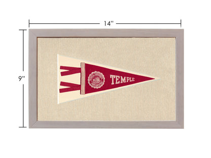 Vintage Temple University Pennant
