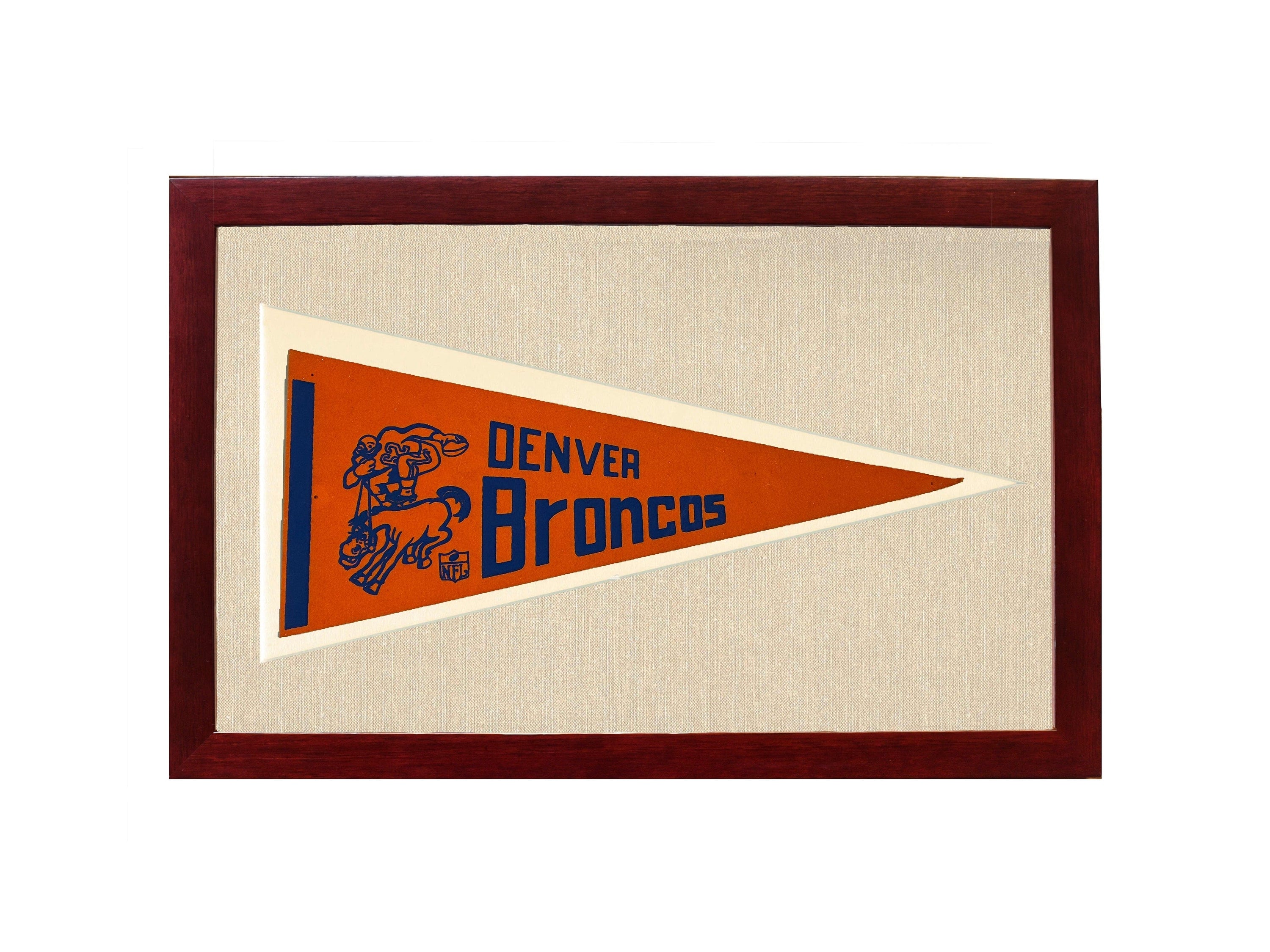 Americana Memories Vintage Pennants and Memorabilia Vintage Denver Broncos Pennant